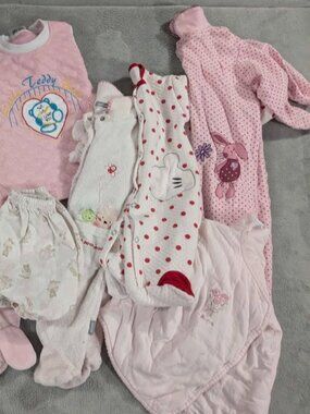 Lot of Vintage Baby Girl Clothes